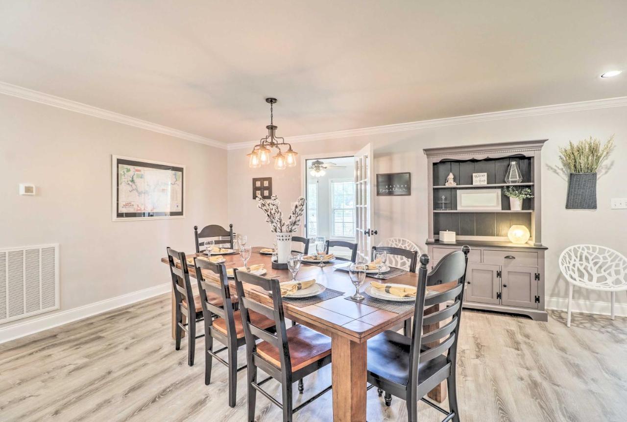 Waterfront Lake Sinclair Home With Boat Dock! Milledgeville Eksteriør billede